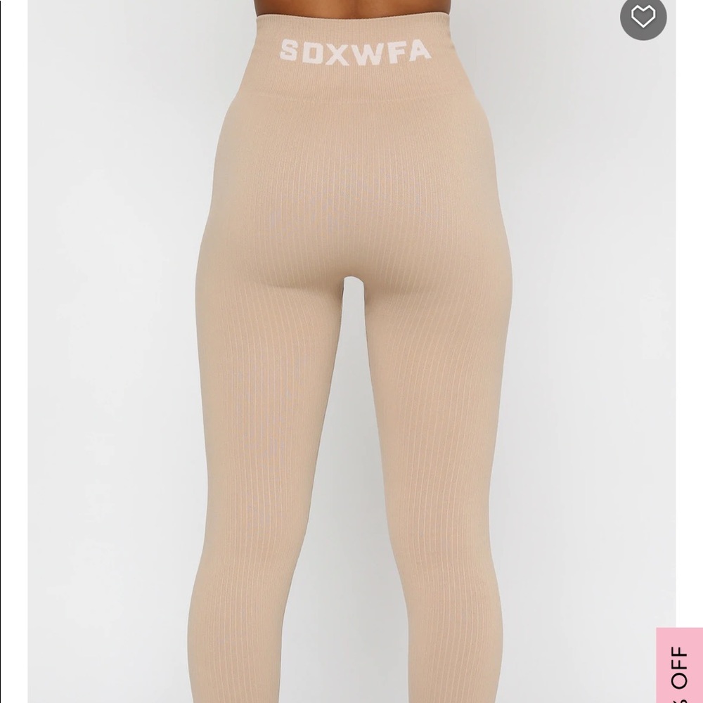 Sarah’s day X white fox coffee date pants